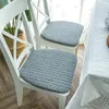 Pillow Pure Cotton Simple Nordic Household Dining Chair Mat Four Seasons Stool Pad Office Thickened Seat Non-slip