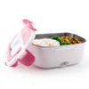 Dinnerware Sets 40W DC 12/24V Car Electric Heating Stainless Steel Lunch Box Container