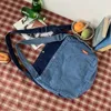 Abendtaschen Frauen Leinwand Umhängetasche Täglicher Einkauf 2022 Studenten Buch Denim Handtaschen Große Tote Für Mädchen Messenger Geldbörsen