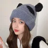 Fashion Panda Strickh￼te f￼r Frauen M￤dchen Winter Dicke Warme Beanie Hut weibliche s￼￟e Ohr im Freien Ohr Schutz Freizeitm￼tze