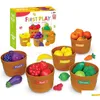 Kitchens Play Food Learning Reces Farmer Toys Market Set di smistamento dei colori 30 pezzi Pretend Playtoy Verdure per i più piccoli Drop Deliv Dh5Ti