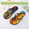 Slipper Sliping Sandals Patrón personalizado Diseño de bricolaje Tamaño 39-46 Fractal-7212396