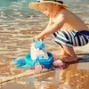 4pcs badspeelgoed schattig wikkeling zwemmen krab spel baby badbad dier kleurrijk zomerspeelgoed zwevend zwembad en stranditem