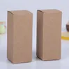 Caixa de papel Kraft preto em branco em branco para garrafa de garrafa girassal de válvula de presente de festa de festa 100pcs 10ml/20ml/30ml/50ml/100ml