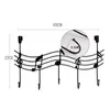 Hooks Rails Over The Door Hanger Rack 5 Home Office Bathroom Coat Towel Musical Note Fkxe Drop Delivery Garden Housekee Organizati Dhjwo