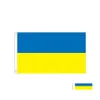 Autres arts et artisanaux personnalisables Ukrainien National Banner Banner Underwar Support de protestation Flags Pray pour l'Ukraine US Stand avec Peac DH975