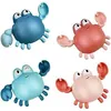 4 pièces jouets de bain mignon liquidation natation crabe jeu bébé baignoire Animal coloré été jouet flottant piscine et plage article