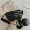 Wave Multi-Pochette Women Designer Torba Crossbody Modna Kobieta Cross Body Borbs Połączone zestawy bliźniacze