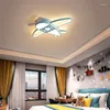 Ceiling Lights Kids Room Airplane Light Acrylic Bedroom Lamp Decoration Modern Led Lighting