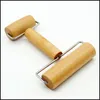 Other Kitchen Tools Rolling Pin Wooden Pastry Pizza Dough Roller Natural Wood Smooth Utensils Ideal for Baking Dough Pie Pastries Cookies CPA4481 tt1216