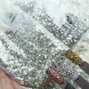 1440pcs Glass 3D Rhinestones for Nail Art Design Gems Nail Decorations Crystal Strass AB Stones SS3-SS10 C190114013348