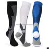 Chaussettes pour hommes Bas d'allaitement médical en nylon de compression Spécialisé Cyclisme en plein air Séchage rapide Respirant Adt Sports