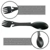 Edelstahl-Multitool, Flaschenöffner, Löffel, Besteck, Multitool-Utensil, Gabel, Geschirr, Camp, Picknick-Besteck, tragbarer Spork SS1216