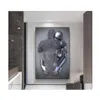 Pinturas casais metal figura estátua canvas pintando nórdico amor beijo poster e impressões sexy corporal wall arte de arte para sala de estar dhgxe