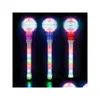 Party Favor Kids Mtimodel blinkande LED Strobe Wands Lightup Blinking Sticks Children Glödande lysande leksaker för konserter Drop Deliver Dhkyi