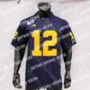 Jerseys Football Custom Michigan Wolverines Football Jersey NCAA College Zach Charbonnet Tom Brady Ronnie Bell Charles Woodson Joe Milton Hassan Haskins Kwit