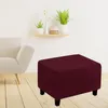 Chair Covers Universal Soft Rectangle Footrest Slipcover Dustproof Stretchable Easy Wash