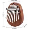 Science Discovery Mini Kalimba Thumb Piano Portatile Disery Legno Massello 8 Tasti Marimba Dito Musicale Per Bambini Adts Principianti Drop D Dh0Fp