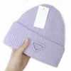 Modedesigner mens beanie hatt vinter hatt fast f￤rg bokstav utomhus kvinna beanies bonnet man huvud varm kashmir stickad skalle cap trucker monterade hattar hink hatt n1