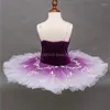 Scene Wear Wholesale Kids Girls Ballet Dance Performance Purple Velvet Tutu Costume