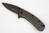 Top Kwaliteit Tactisch Zakmes Hinderer Ontwerp Flipper Camping Jacht Survival Zakmes Utility EDC Tool Met Doos