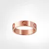 2023 Designer Ring Titanium Steel Love Band Ring Men and Rings for Woman Jewelry Par Presents Storlek 5-11304M