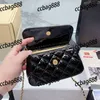 Mini Versatile Women Classic Flap Shoulder Bag Patent Leather Quilted Diamond Lattice Luxury Retro Designer Crossbody Wallet Key Pouch Birkin Clutch Card Holder