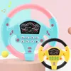 Mini Baby Music Toys portátil Electronic Simulation Wheel de direção de carro simulado dirigindo brinquedos de som do motorista para jardim ao ar livre