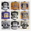 Wayne Gretzky LA CCM Chandails de hockey vintage 33 Marty McSorley 20 Luc Robitaille 16 Marcel Dionne Uniformes rétro cousus Noir Blanc Jaune Violet Alternatif