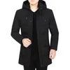 Abrigos de trinchera para hombres Hombres Chaquetas de invierno con capucha -20 grados Ropa exterior Cálido Espesar Parka Chaqueta Casual Moda Hombre Abrigo Streetwear