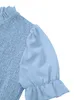 女性カジュアルドレス自由curtタール首の首のソリッドカラー半袖ミニドレスかわいいハイウエストフリルドレスa-line