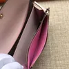 Klassiska varumärkesbrev Plaid plånböcker Kvinnor Luxur Designer Long Zip Wallet Purs Purses Famous Design Kvinnliga kopplingspåsar stor kapacitet MU270Q