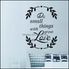 Wall Stickers Romantic Love Pvc Letter Leaves Art Sticker For House Bedroom Decor Living Room Wallpaper Home Decoration Drop Delivery Otax1