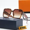 Mode lou vut cool zonnebrillen zon met ontwerpers bril frame meerdere stijlen schild metaal frame kunst gouden rand gradiënt spiegel moderne mannelijke avant -garde shows