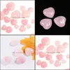 Kamień naturalny 25 mm nieporowatego różowego kwarcu róży czakra lecznicze