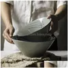 Bowls Lingao Porcelain Bowl Blue And White Household Dinner Ramen Soup Handmade Chinese Tableware Can Be Customized Wh Drop Delivery Dh1Aw