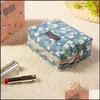 Storage Bags 1 Pc Beauty Organizer Handbag Spring Flower Makeup Bag For Women Large Floral Cosmetic Travel Lady Drop Delivery Home G Otm8N