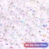 Packs Mix Resin Rhinestone Pearls Phoneccase Decor Clothing Decorations Glitter Nail Gems Glue on Flatback Decorations YFA3391