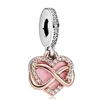 Charms passen originele pandora bedelarmband ketting diy dames sieraden nieuwe sier kleur kraal roze mom vlinder bloemen beng gif dhtwq