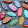 Stone Natural 15x30mm Formul￡rio de ovo LOLHO OPAL ROSE GARTZ TIGERS ELENTE CABOCHONS PLATAS PARA RECUROS DE CARTURO RINGO DE JOIXAS DO JOVIDAS DHH4Y