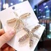 Fashion Starfish Pearl Rhinestone Hair Clips For Women Side Bangs Elegant Girls Decorative Hairpin Hair Accessories Headwear