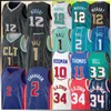 12 Ja Morant LaMelo Ball Basketball Jerseys Cade Cunningham Retro Grant Hill Dennis Rodman Isiah Thomas 1 2 13 33 Jaren Jackson Jr 10 11 Men 2022-2023 City Shirt