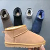 2023 Brand Children Girls Mini snow boots Winter Warm Toddler WGG Boys Kids Children's Plush Warm Shoes size EU21-35