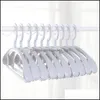 Hooks Rails 150Pcs/Lot Fast Wide Shoder Strap Hook Hanger Traceless Clotheshorse Antislip Clothes Hangers Rra12495 Drop Delivery H Otbg0