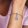 925 Silver Eye Ciondolo Girevole Charms Bracciale Coppia Regalo Fai da te Fit Pandora Designer Jewelry