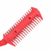 12 PCS Corte de cabelo Razor pente duplo lados duplo corte de cabelo de corte de corte de corte profissional para suprimentos de sal￣o de sal￣o