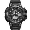 Новый бренд Smael Watch Dual Time Big Dial Men Sports Watch Shock Waterprostic Digital Clock Men's Ristech Relogio Masculi2018