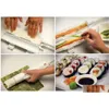 Sushi Tools Maker Roller Stampo per riso Bazooka Attrezzo per arrotolare la carne vegetale Fai da te Hine Accessori per la cucina Drop Delivery Home Garden Dhg7L