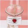 Colliers de chat laisse collier en strass pour animaux de compagnie bijoux brillants diamant amour pendentif chien Bling collier décoration chiot fournitures Chihuahua Dheai