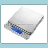 Household Scales 3000G/0.1G Led Electronic Digital Kitchen Portable Pocket Lcd Precision Jewelry Scale Weight Nce Cuisine Drop Deliv Dhslv